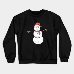 Funny Dabbing Snowman Funny Kids Christmas Gift Crewneck Sweatshirt